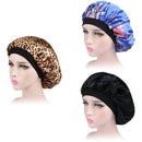 Women Chemo Caps Haircare Wide Band Satin Bonnet Night Hat Sleep Cap Hair Cover