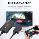 Portable for Wii to HDMI-Compatible Converter with 3.5mm Audio Jack HDTV Adapter