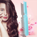 domybest V-Shaped Folding Comb Fashion Travel Hair Styling Barber Salon Tool
