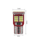 Bulbs COB 4014 18SMD Car LED Reading Bulbs T10 W5W License Plate Light Dome Map