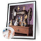 Digital Paint Sewing Machine Painted By Numbers On Canvas Decor M195