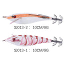 Luminous Squid Jig Hook Wood Shrimp Bait 9g Cuttlefish Sea Fishing Lure (3)