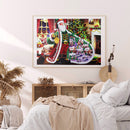 5D Special Shaped Diamond Painting Santa Claus Rhinestone Mosaic Wall Pictures