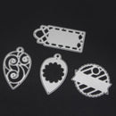 4pcs Metal Punching Molds Stencil Scrapbooking Paper Cards Craft Embossing Mold