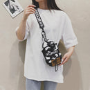 Fashion Women Animal Pattern Print Shoulder Chest Bag Small Handbags (Cow)