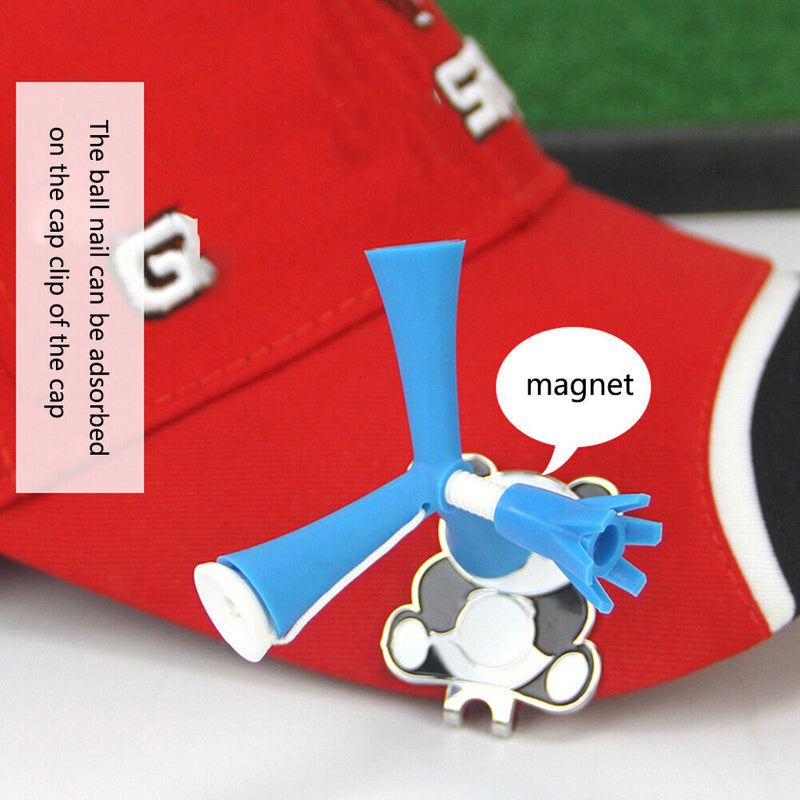 Training Practice Adjustable Golf Ball Holder 6 Claws Tripod Tees Golf Access