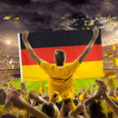 3x5ft Germany Flag World European Championship Black Red Yellow Decor Banner