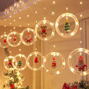 Christmas Room Decoration Merry Christmas Decor Window Stars Light LED Lights
