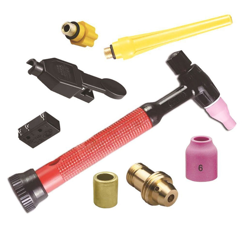 Arc TIG Blue Handle Welding Torch Electronic Switch Chip KW4-OZ Trigger Switch