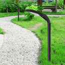 2pcs LED Solar Lawn Light Waterproof Light Control Spike Lamp (Cold White) Newly