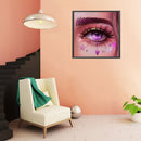 5D DIY Diamond Painting Kits Bright Eye Makeup Full Round Drill Wall Decor Ar
