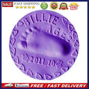 2PC20g Baby Care Hand Foot Inkpad Soft Clay Washless Footprint Mud (Purple)