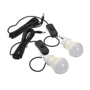 Generator Solar Panel System 4 Heads USB Charger Cable Light with 2LED Bulbs