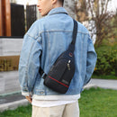 Casual Crossbody Chest Sling Bags Waterproof Oxford Cloth Men Shoulder Handba