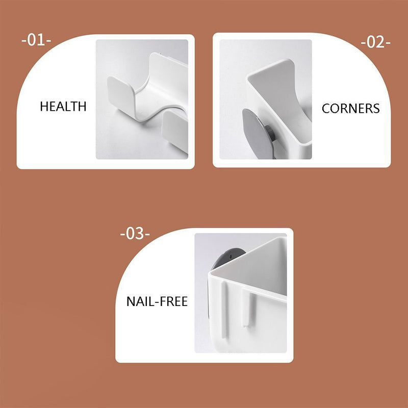Wall Hanging Shelf Hair Dryer Bracket Hair Dryer Rack Hair Dryer Holder