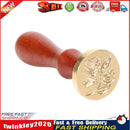 Retro Plant Pattern Sealing Wax Stamp Wood Handle Letter Seal Stamps (F03) Newly