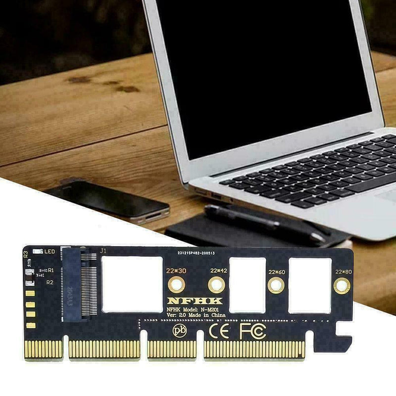 NVMe M.2 NGFF SSD to PCI-E PCI Express 3.0 x4 x8 x16 Adapter For Windows 10 H2U0