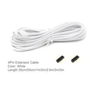 Light Strip Extension Cable for 3528 5050 RGB/5050 RGBW LED Cord (4P-2.5m) Newly