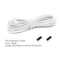 Light Strip Extension Cable for 3528 5050 RGB/5050 RGBW LED Cord (4P-2.5m) Newly
