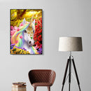 5D DIY Diamond Painting Flower Horse Embroidery Full Drill Cross Stitch Mosaic