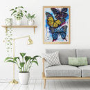 Butterflies 5D DIY Picture of Rhinestone Partial Special Drill Diamond Pain
