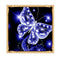 Butterfly Painting 5D Diamond Mosaic Embroidery DIY Cross Stitch Kit(Blue)