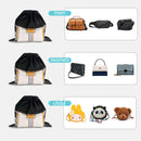 8 Pack Handbag Storage Organizer Purse Clear Dust Cover Bag Drawstring 4 Si