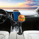 Car Cup Holder Tray Non-Slip Mobile Phone Holder Rotating Tray (Long 3 Mat)