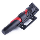 Portable Folding Bicycle Air Pump Inflator for Presta Schrader Valve Red Newly