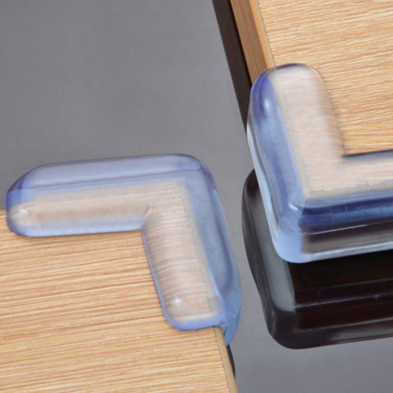 4pcs Kids Baby Safety Transparent Protector Cover Table Corner Guards Newly