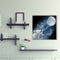 5D Rhinestone Pictures DIY Moon Wolf Full Round Drill Diamond Painting Craft Kit