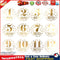 12pcs Newborn Baby Monthly Stickers Pregnant Milestone Memory Photo Props Newly