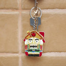 4pcs DIY Soldier Full Drill Special Shaped Diamond Painting Bag Keychains Newly