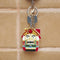 4pcs DIY Soldier Full Drill Special Shaped Diamond Painting Bag Keychains Newly