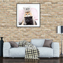 5D DIY Diamond Painting Embroidery Lovely Cats Cross Stitch Craft Needlework Set