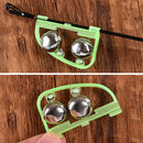 10pcs/Set Luminous Twin Bells Fishing Bite Alarms Portable Fishing Tackle Newly