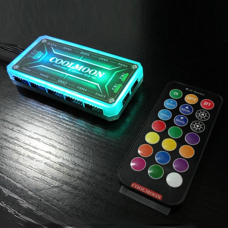 COOLMOON DC12V 5A RGB Color Remote Controller LED RGB Color Smart Controller