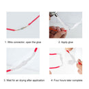 Waterproof Liquid Insulation Electrical Tape Fast Dry Sealing Glue (White)