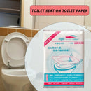 10pcs Disposable Toilet Seat Cover Home Travel Bathroom Toilet Paper Pads Newly