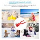 Snowball Maker Cartoon Dinosaur Outdoor Snow Mold Snowball Fight Game Clip To