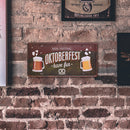 Tin Plaques Wall Signs Retro Painting Oktoberfest Metal Plate Poster for Bar