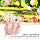 Packaging Velvet Easter Bags Rabbit Ears Shape Candy Gifts Pouch Party Decor