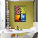 ahomi 5D Colorful Tree Diamond Paintings Full Drill DIY Embroidery Cross Stitch