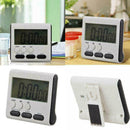 Magnetic LCD Digital Kitchen Cooking Large Timer Loud Alarm P3G9 D4E7