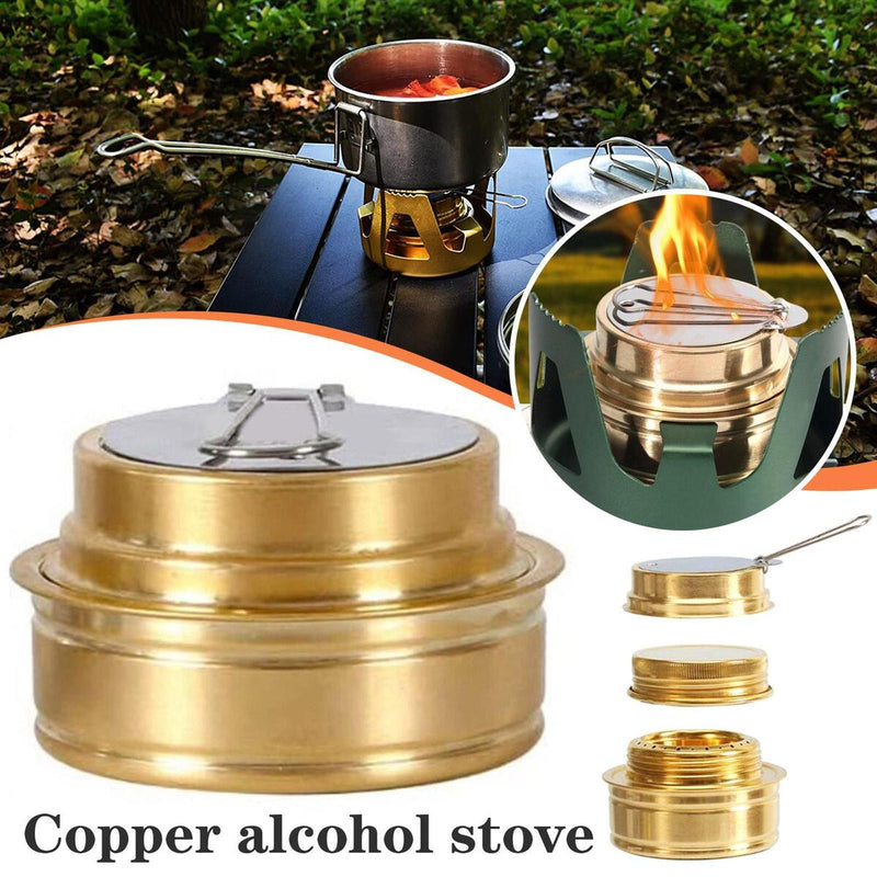 Alcohol Stove Outdoor Survival Camping Cooking Equipment Liquid Spirit Burner_