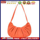 Small Shoulder Bags for Women Solid Color Pleated Cloud Underarm Handbag Totes