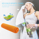 Cold Sports Towel Summer Outdoor Fitness Quick Dry Cooling Towel (Orange)