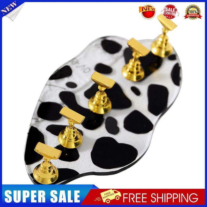 Nail Art Practice Training Display Stand Gel Color False Nails Chart (01)