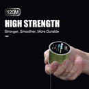 120m Speckle Nylon Fishing Line Wear Resistant Durable Multicolor Fishing Lur