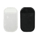 Car Dashboard Sticky Pad Anti Slip Cell Phone Key Holder Mat Black/White